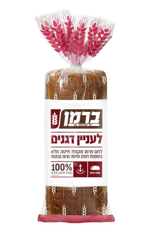תמונת מוצר של לחם לעניין דגנים פרוס